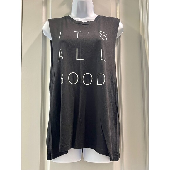 BUNDLE OF 2 good hYouman Oversized Tank Tops, White and Black, Sizes M and S - Picture 5 of 7